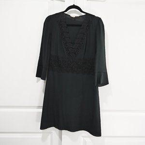 Vanessa Bruno Size 36 100% Black Silk Dress Flirt Dress Noir | Size 36